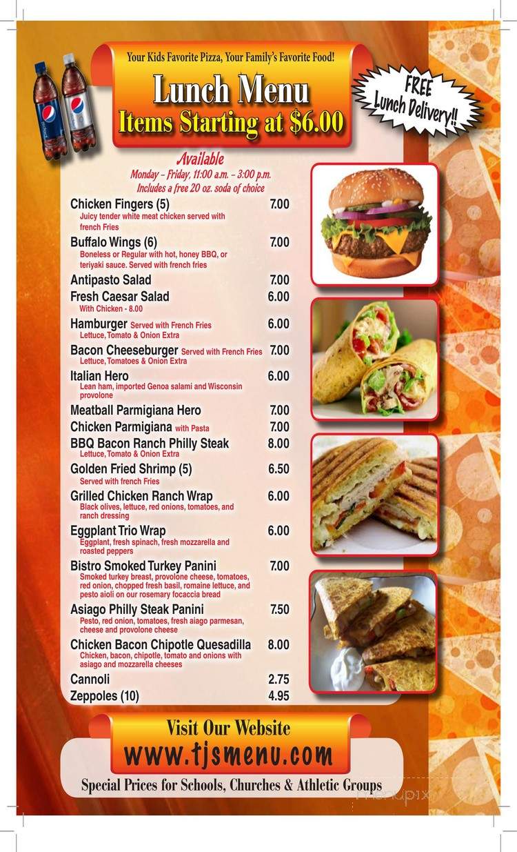 Pizza Place - West Milford, NJ menu_pic
