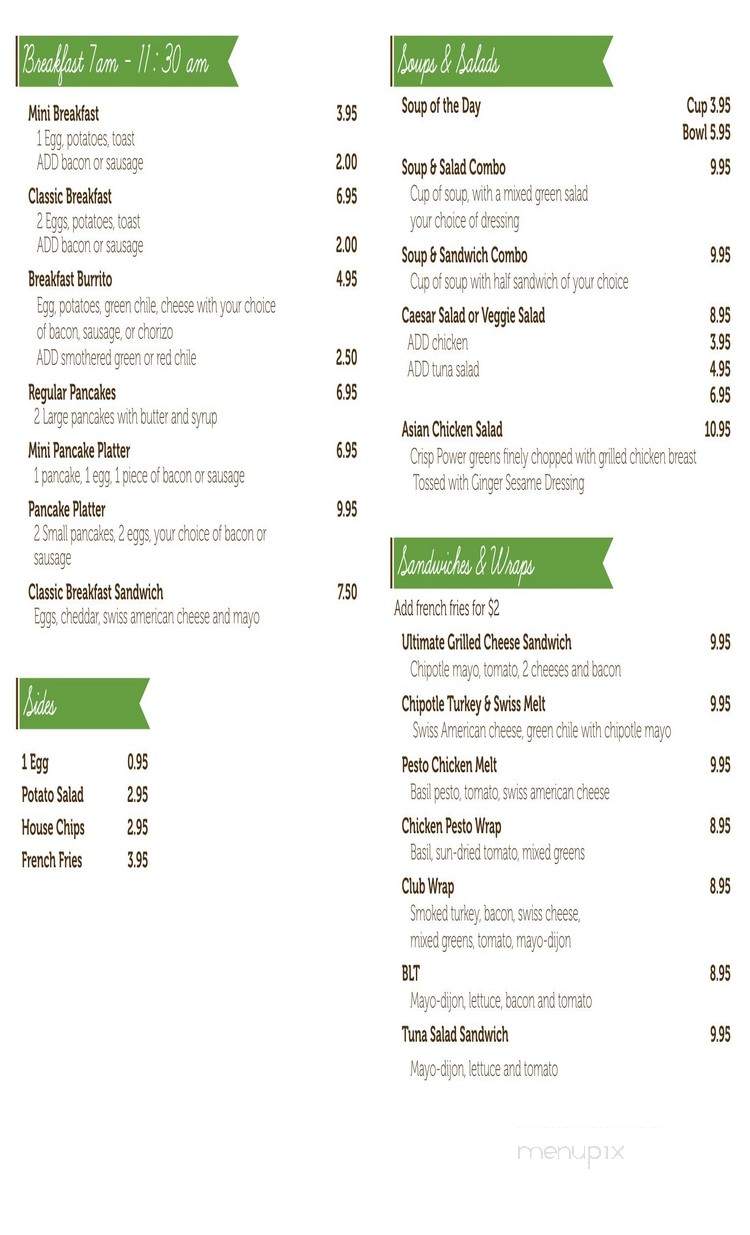 Par and Grill - Angel Fire, NM menu_pic