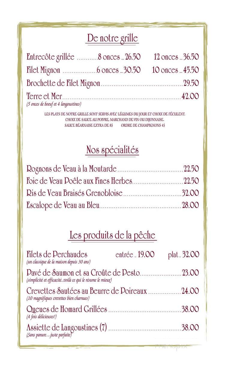 /1179738/Restaurant-La-Maison-Francois-Sainte-Therese-QC - Sainte-Therese, QC