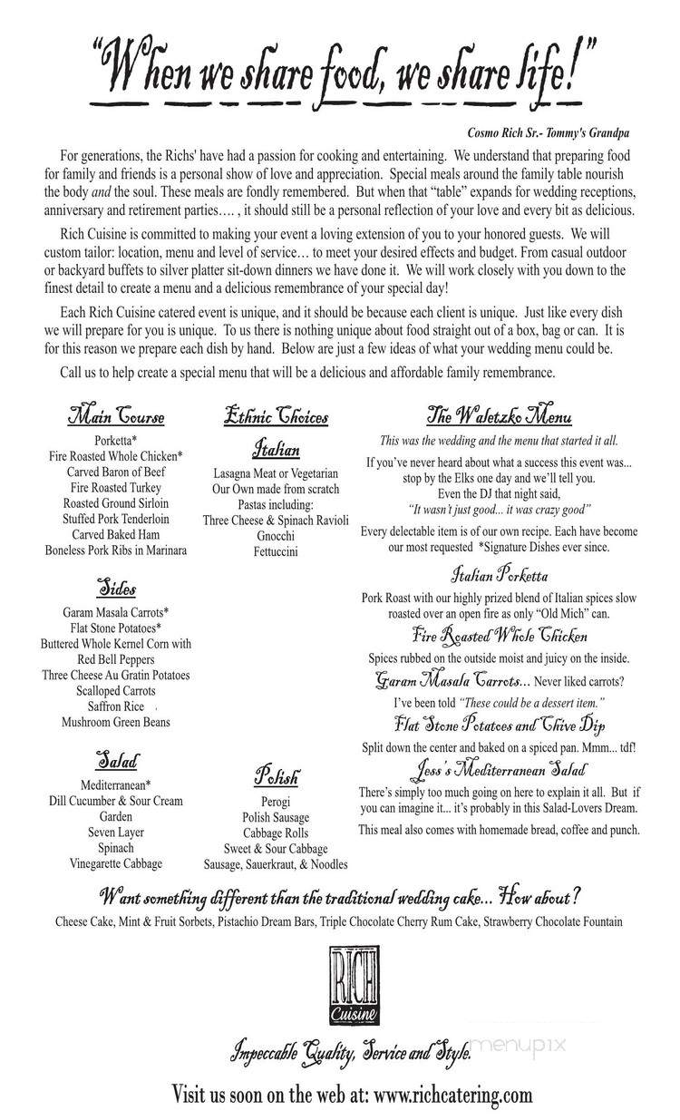 Wednesday Bakery - Superior, WI menu_pic