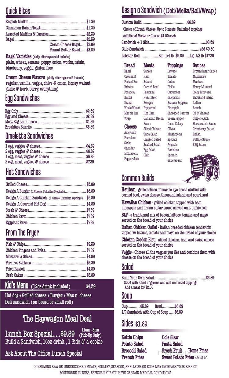 Hay Wagon On The Go - Hopedale, MA menu_pic