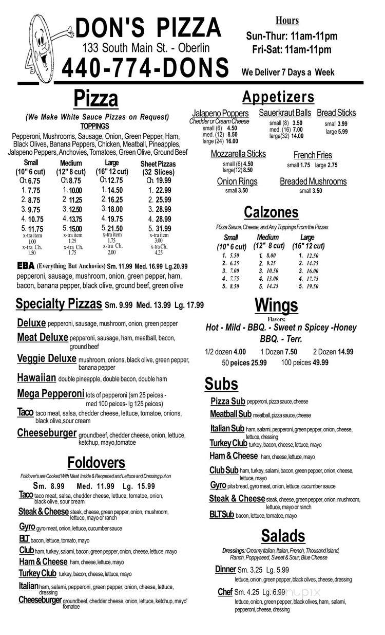 Beethoven's Bagels and Creamery - Oberlin, OH menu_pic