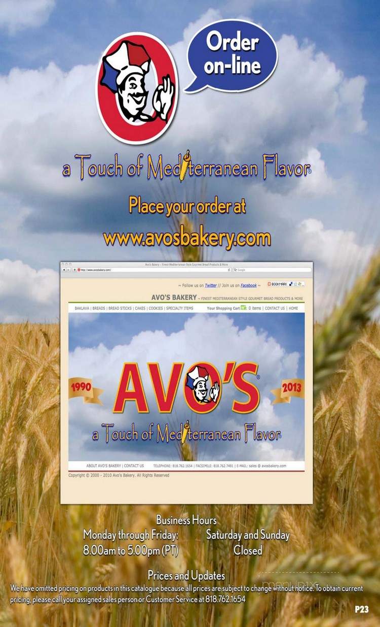 /453956/Avos-Bakery-Van-Nuys-CA - Van Nuys, CA