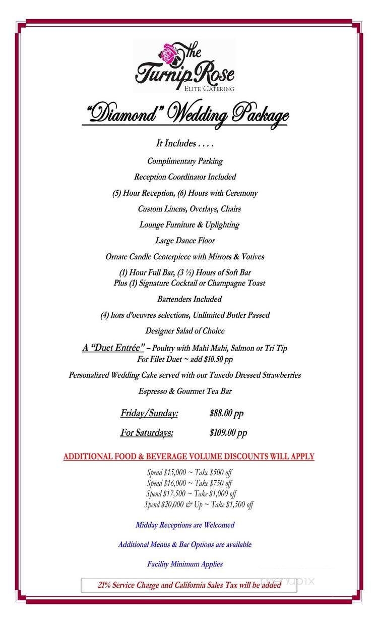 Turnip Rose Co - Orange, CA menu_pic