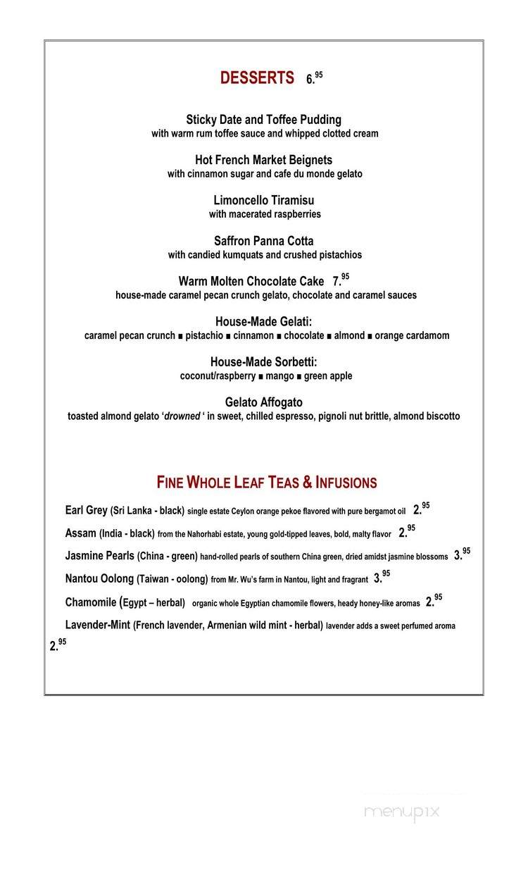 Tempo Restaurant - Brooklyn, NY menu_pic