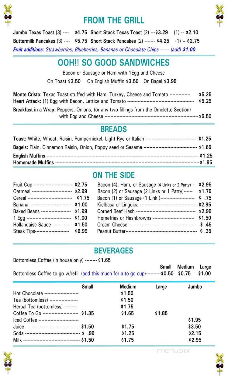 Cafe At The Crossing - Franklin, MA menu_pic