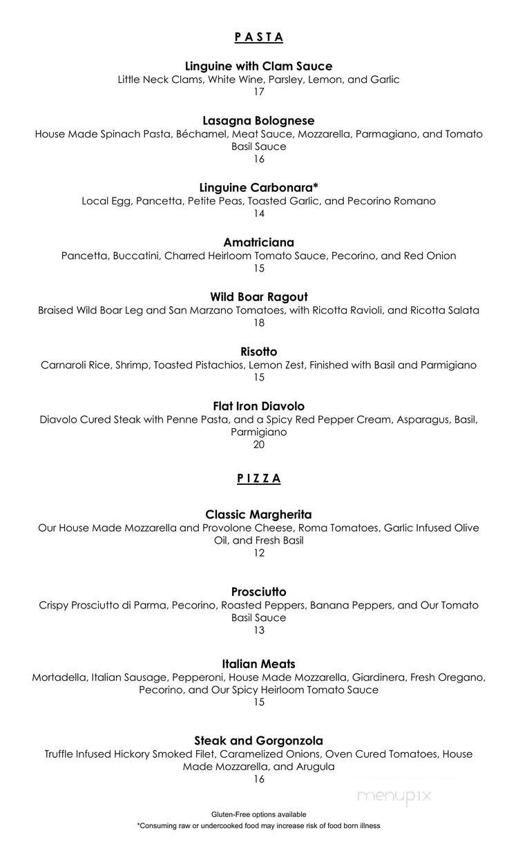 Luce Enoteca - Powell, OH menu_pic
