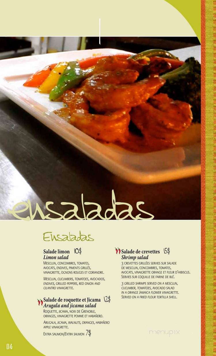 Limen - Montreal, QC menu_pic