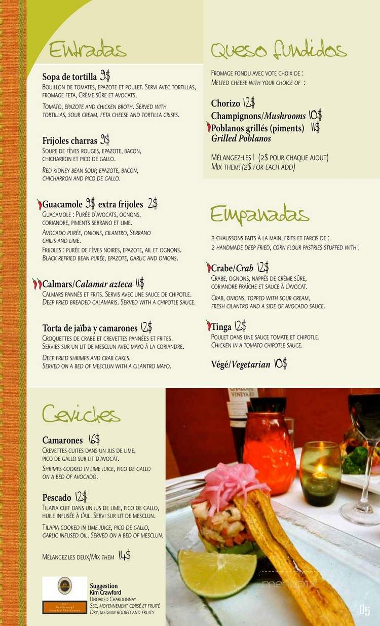Limen - Montreal, QC menu_pic