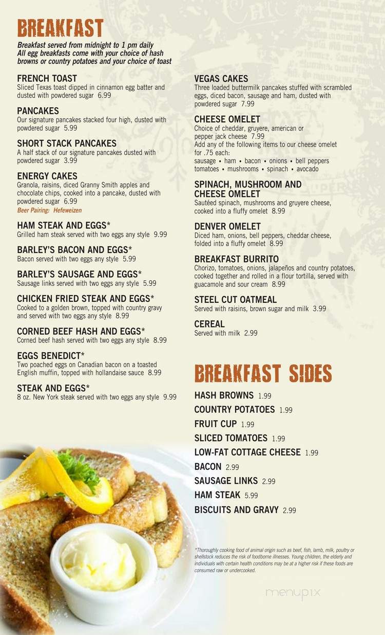 Wild Burger - Las Vegas, NV menu_pic