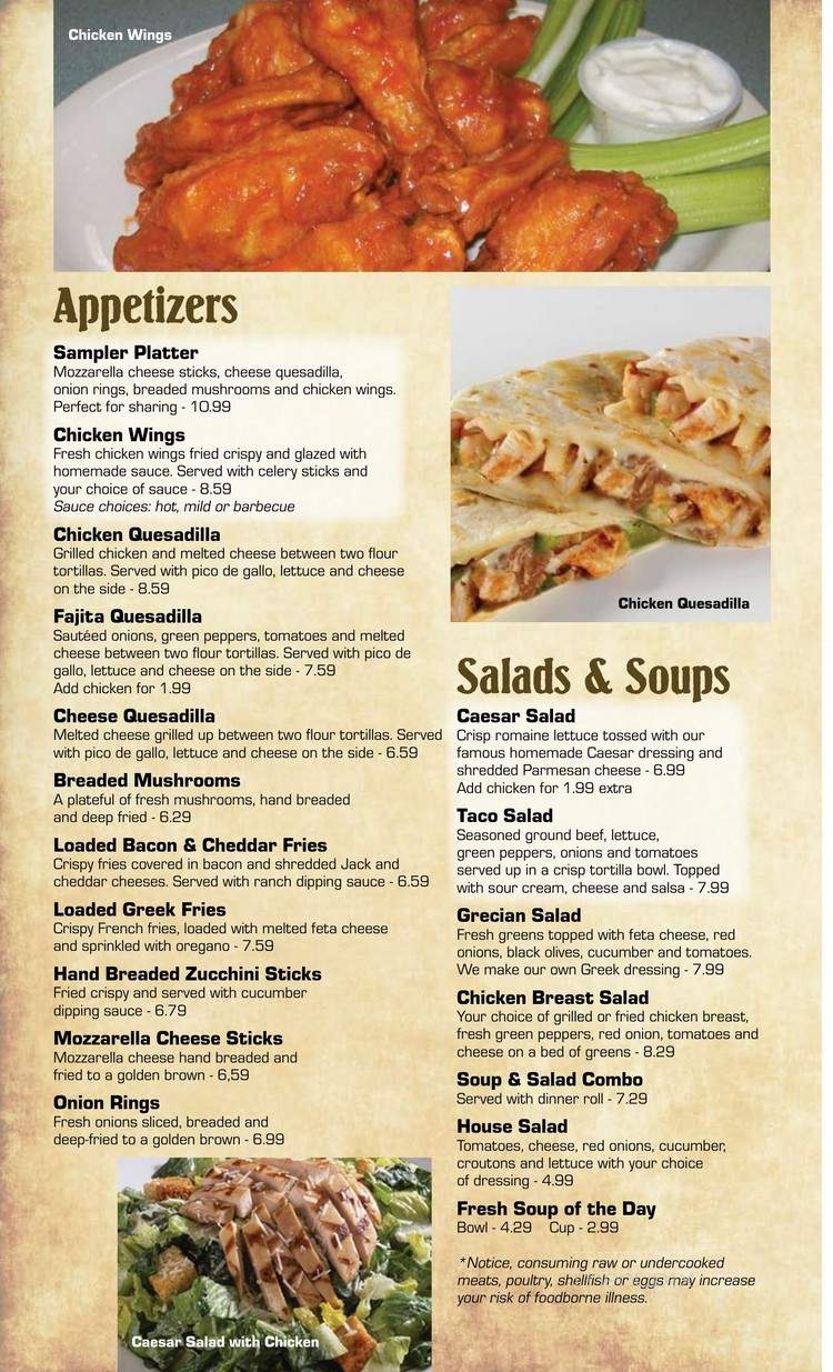 Tony's Grill - Rockville, IN menu_pic