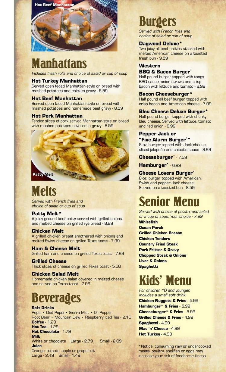 Tony's Grill - Rockville, IN menu_pic