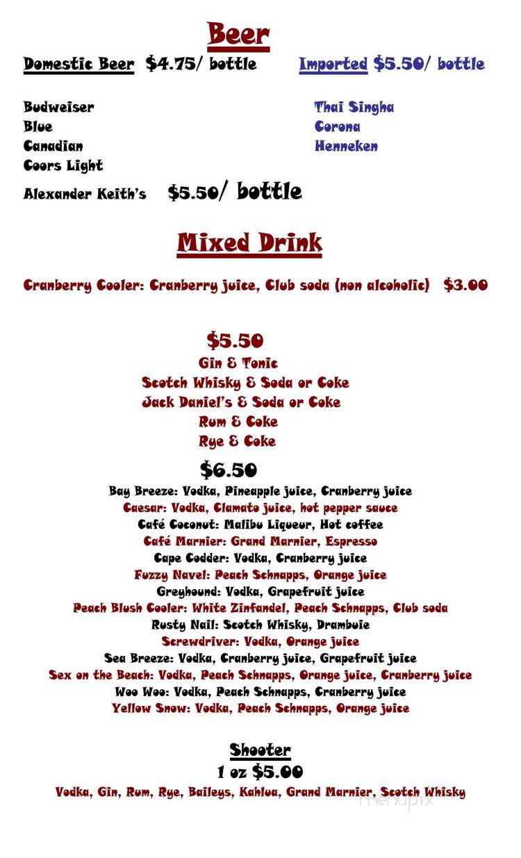 Thai Memory - Hamilton, ON menu_pic