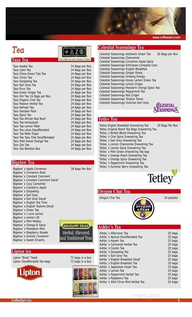 Coffee Serv - Dresher, PA menu_pic