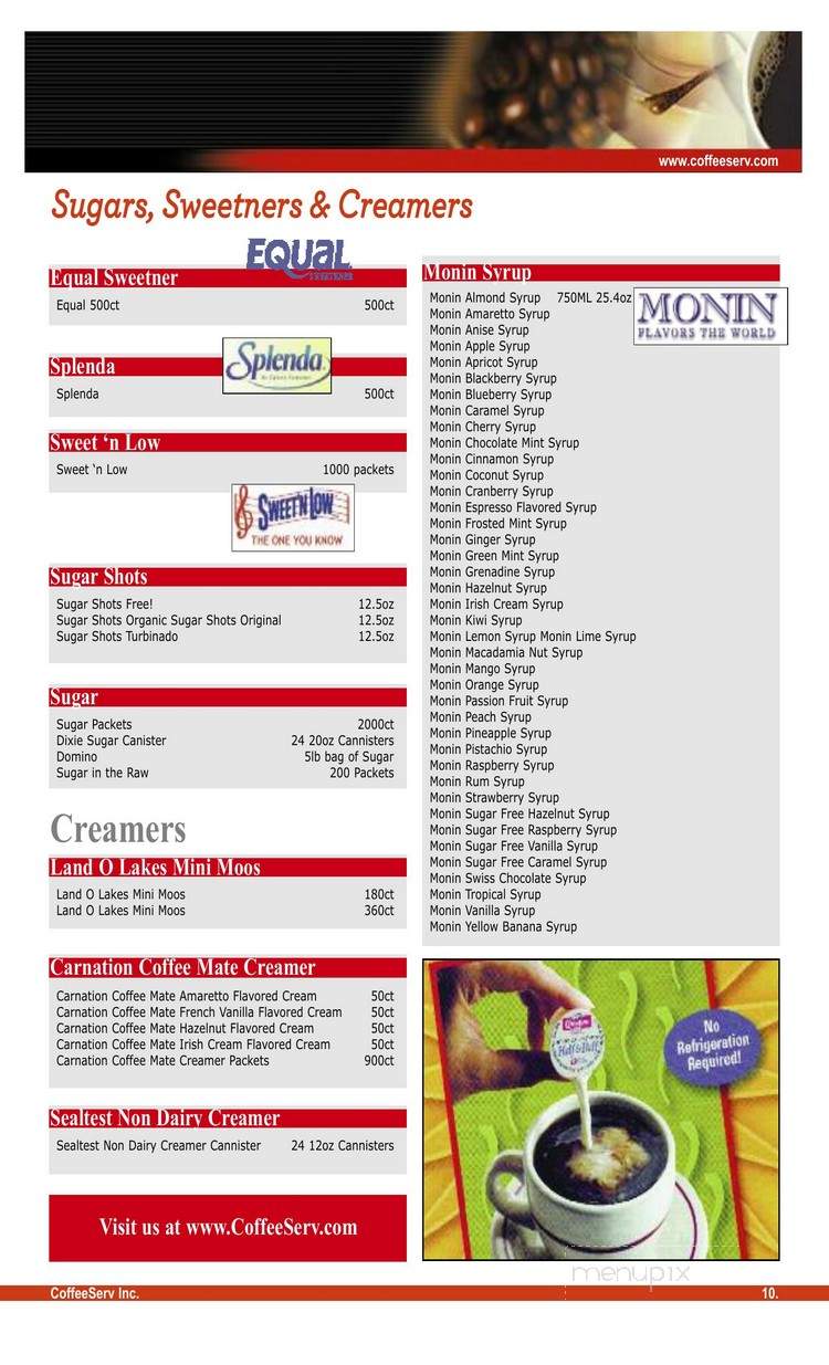 Coffee Serv - Dresher, PA menu_pic