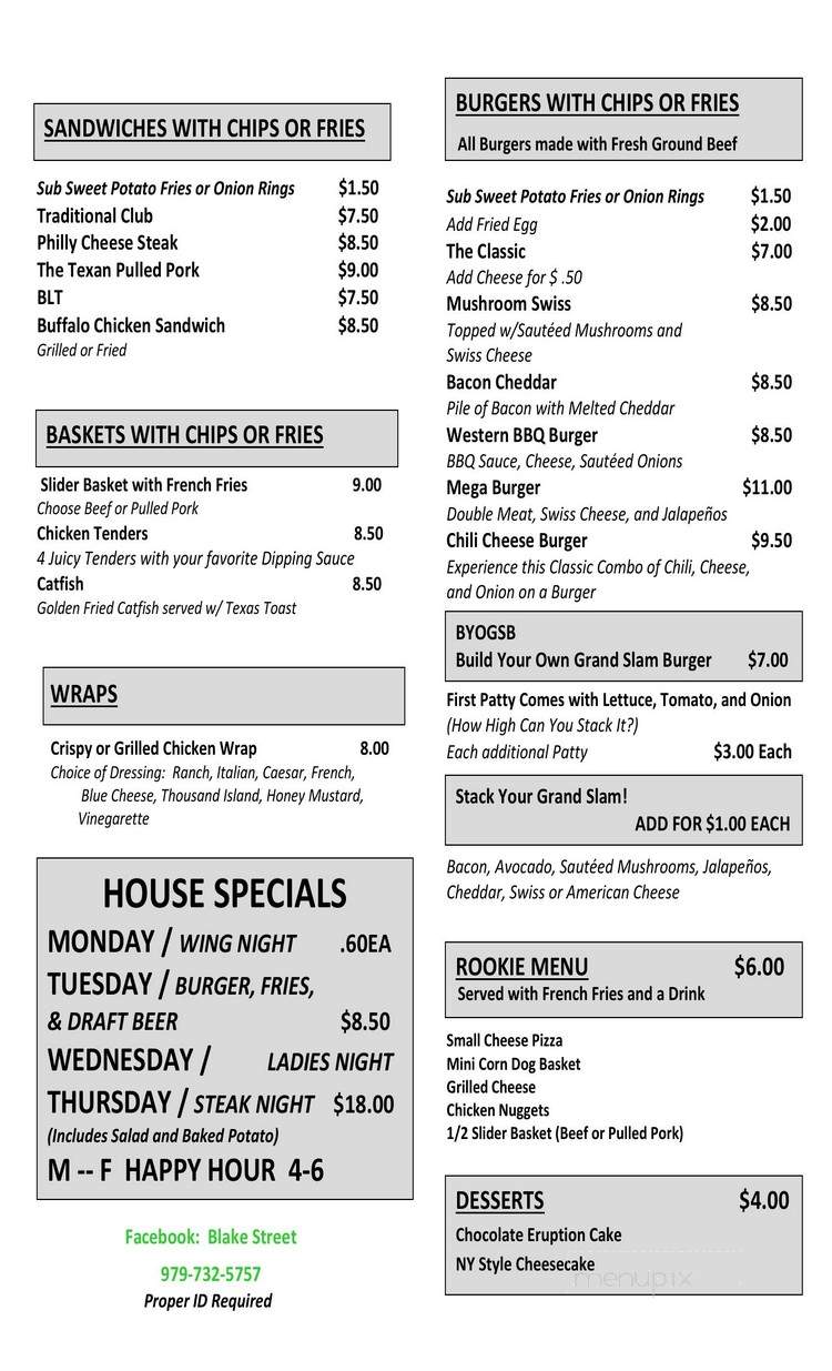 Cantu's Restaurant & Bar - Columbus, TX menu_pic