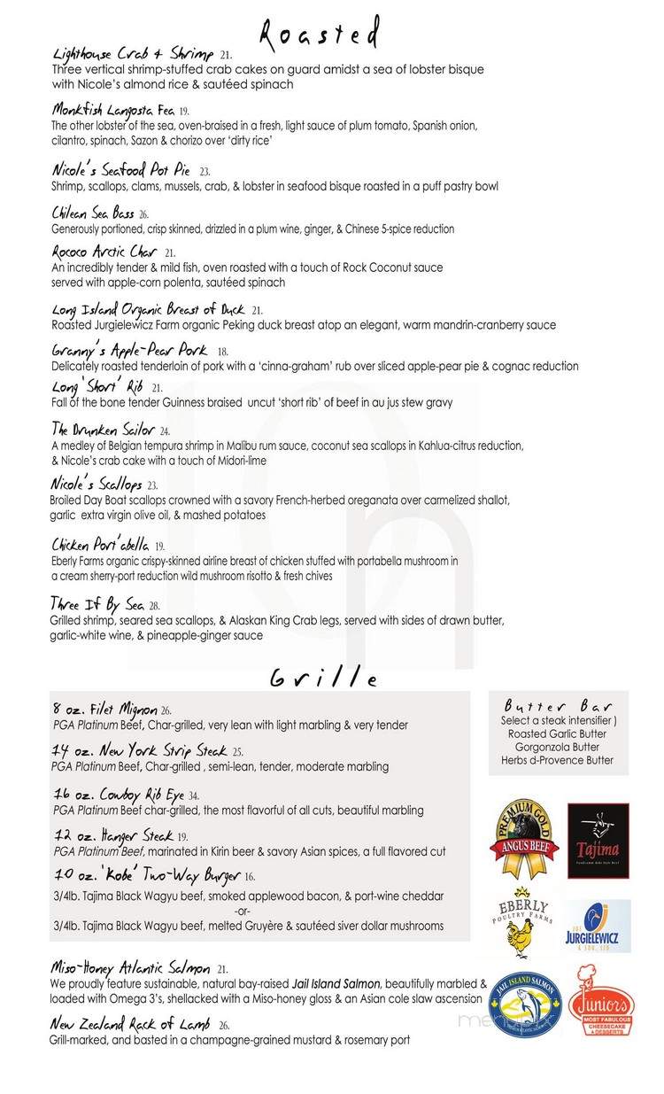 Nicole's Ten Restaurant - Randolph, NJ menu_pic