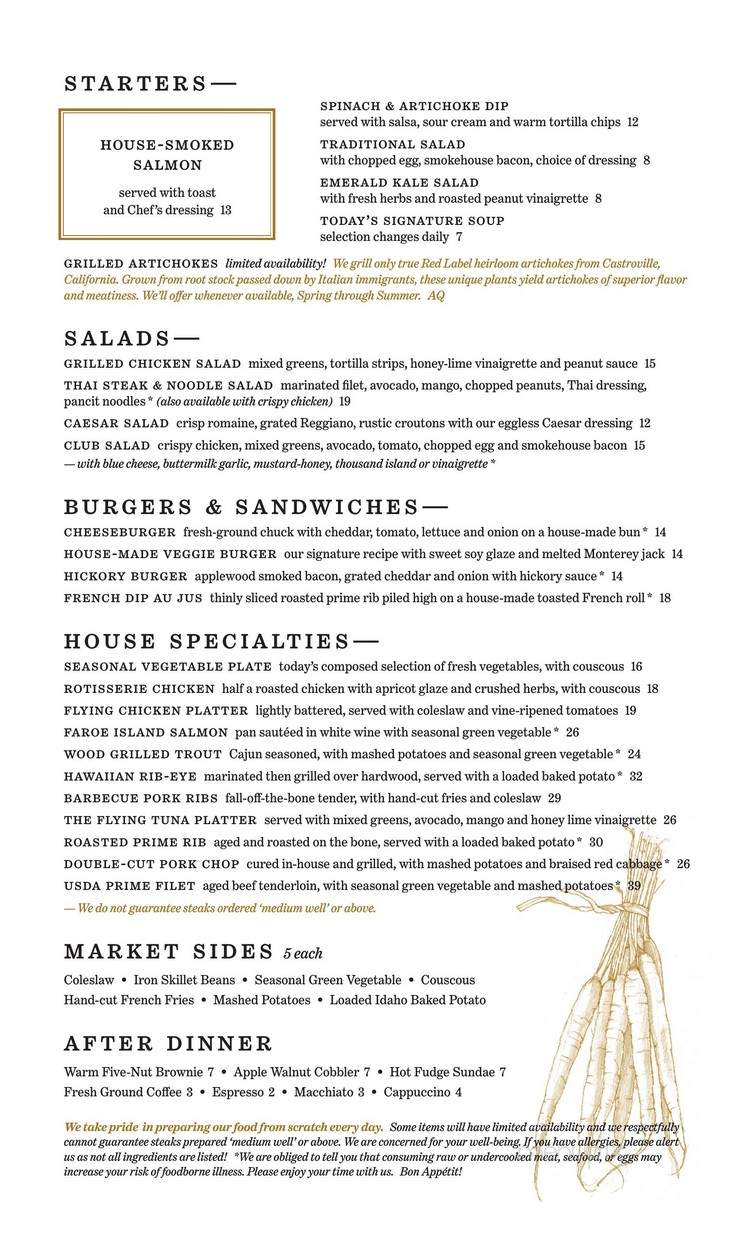 Houston's Restaurant - Kansas City, MO menu_pic