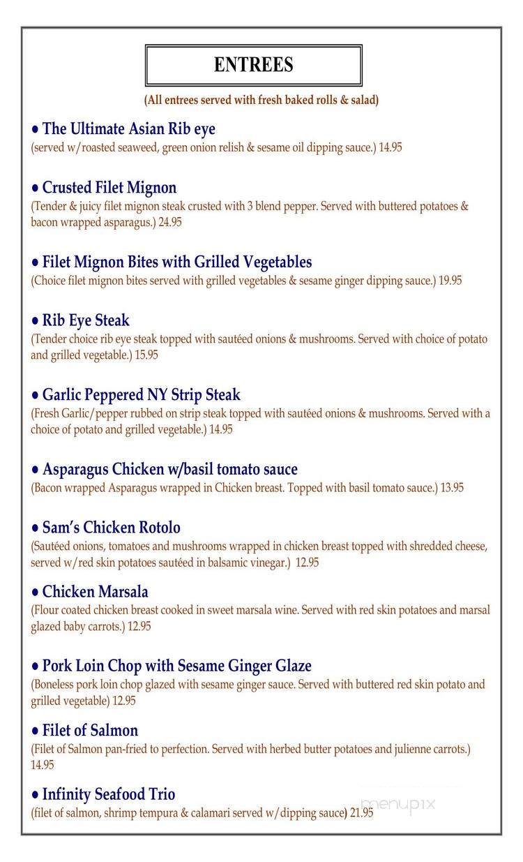 /380004596/Infinity-Restaurant-Marion-OH - Marion, OH