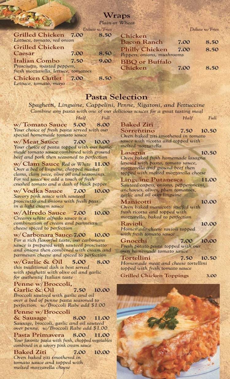 Gramatan Pizza & Pasta - Mount Vernon, NY menu_pic
