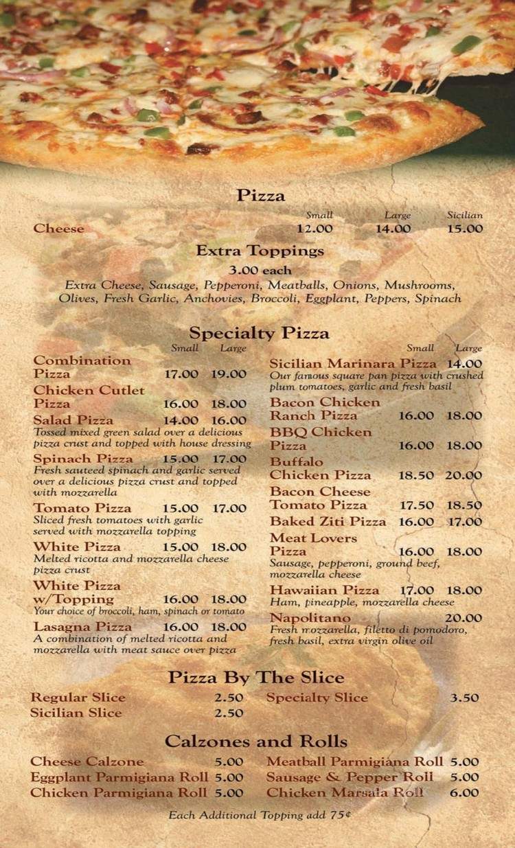 Gramatan Pizza & Pasta - Mount Vernon, NY menu_pic