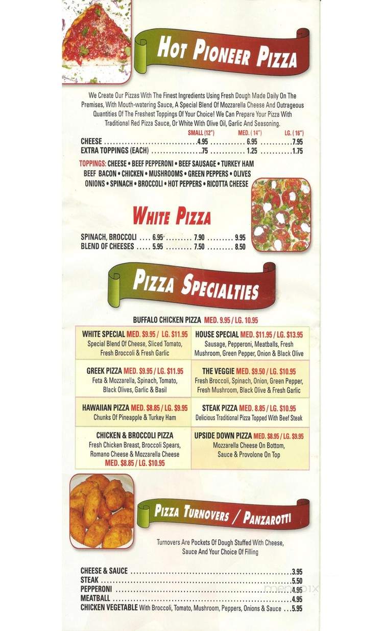 Queen Village Pizza - Philadelphia, PA menu_pic