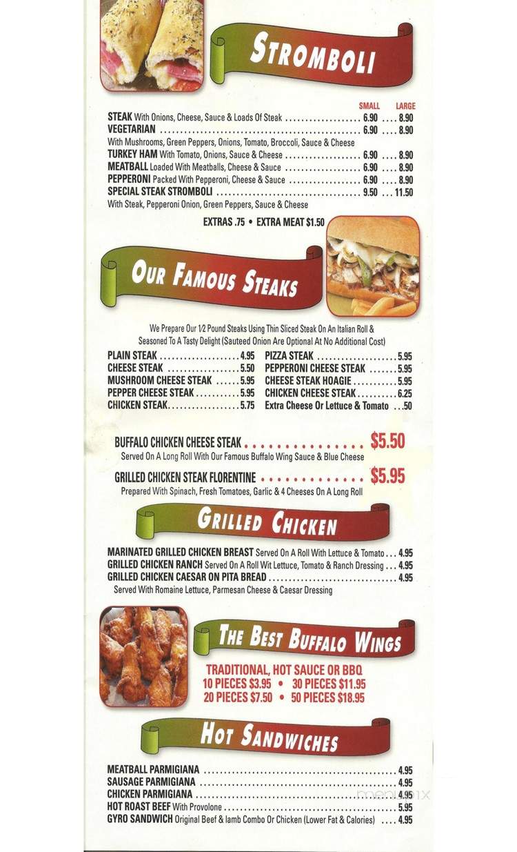 Queen Village Pizza - Philadelphia, PA menu_pic