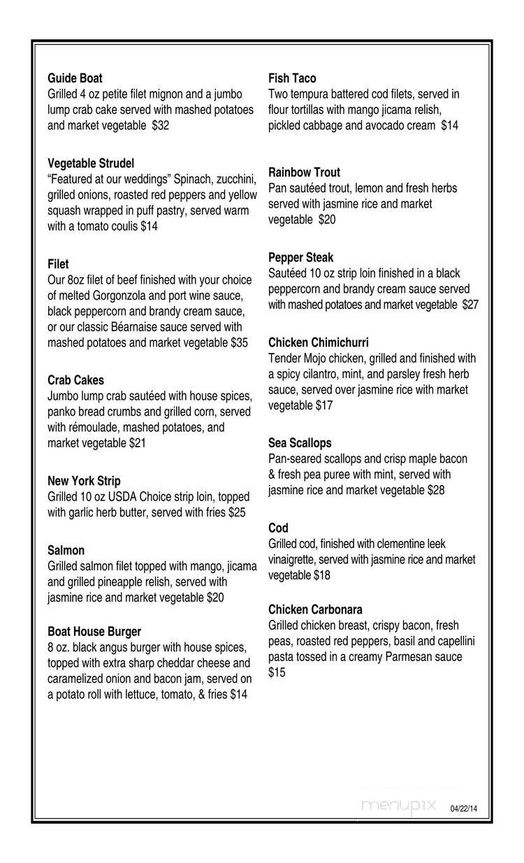 MacKenzie's Restaurant - Lake Placid, NY menu_pic