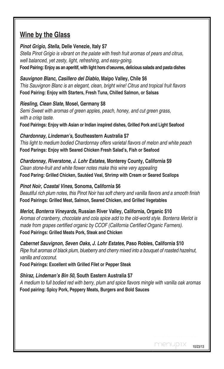 MacKenzie's Restaurant - Lake Placid, NY menu_pic