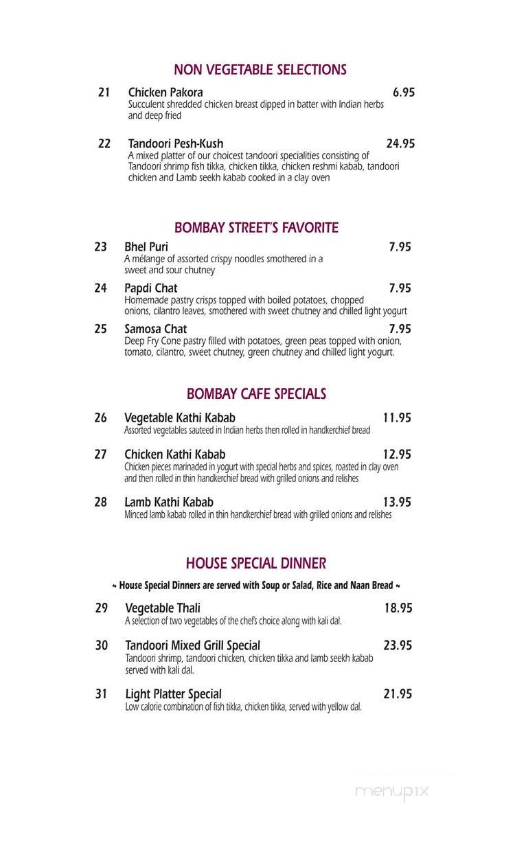 Aashirwab Cafe - Orlando, FL menu_pic