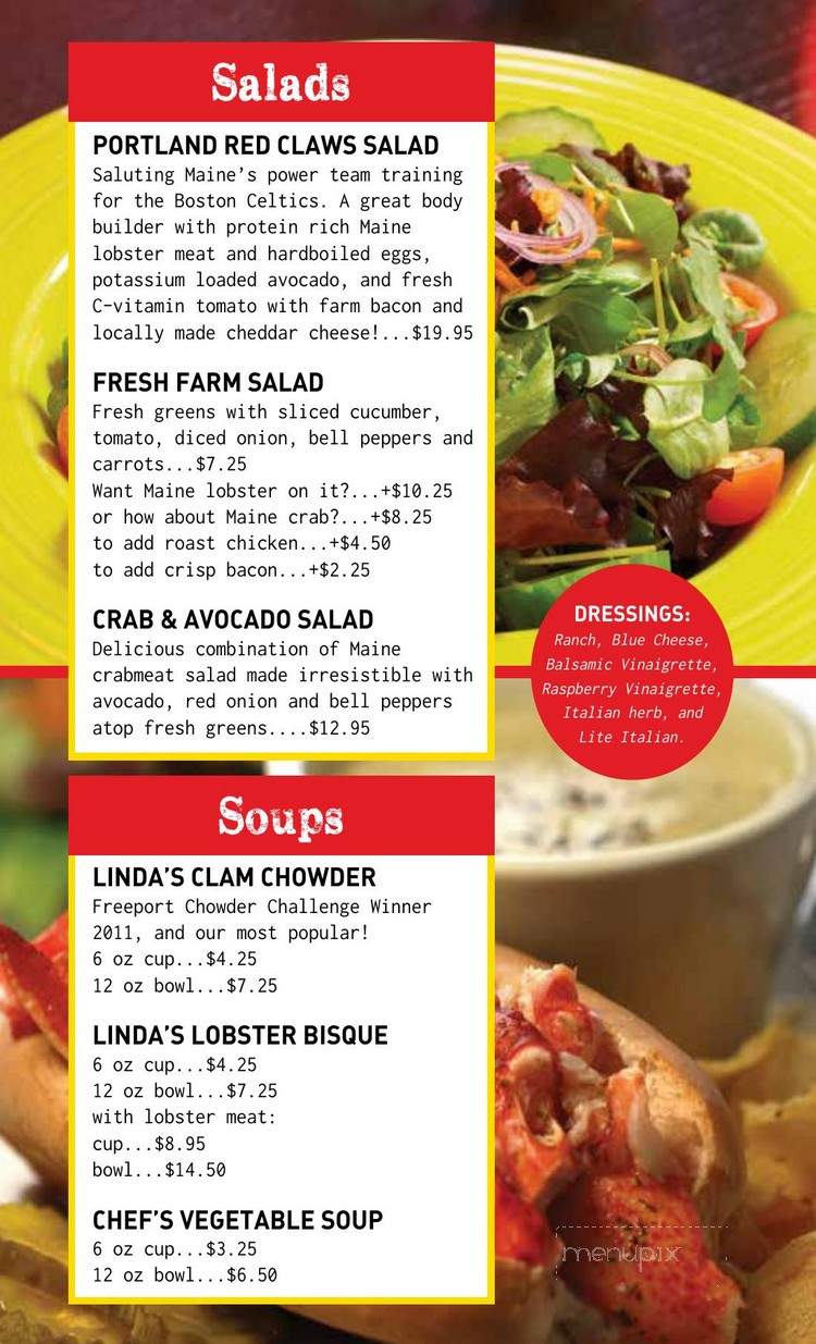 Linda Bean's - South Portland, ME menu_pic