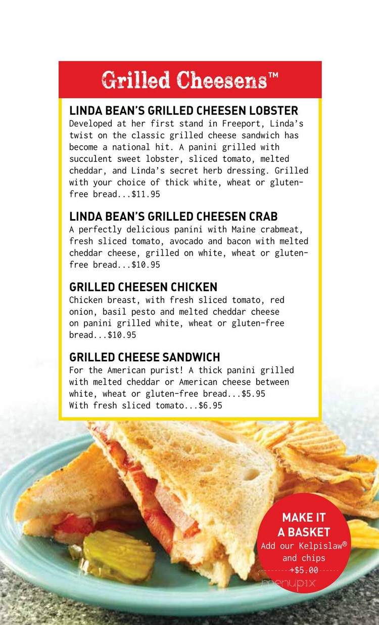 Linda Bean's - South Portland, ME menu_pic