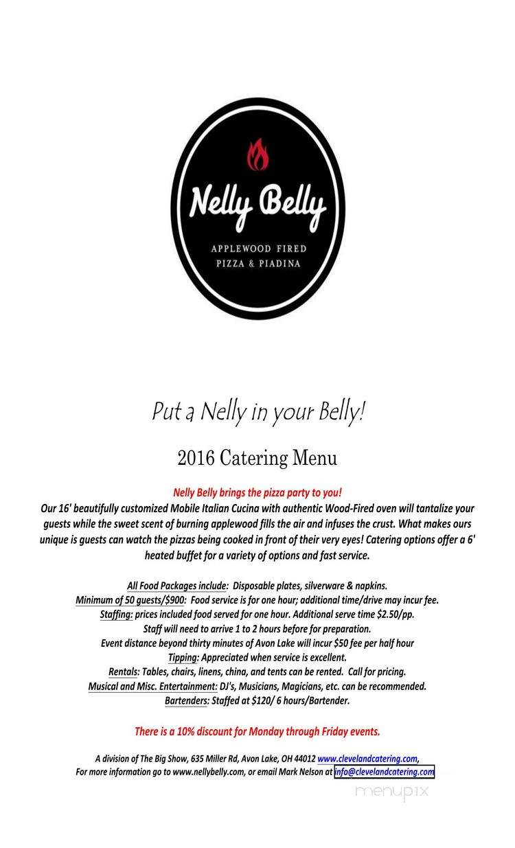 Nellybelly Restaurant - Lakewood, OH menu_pic