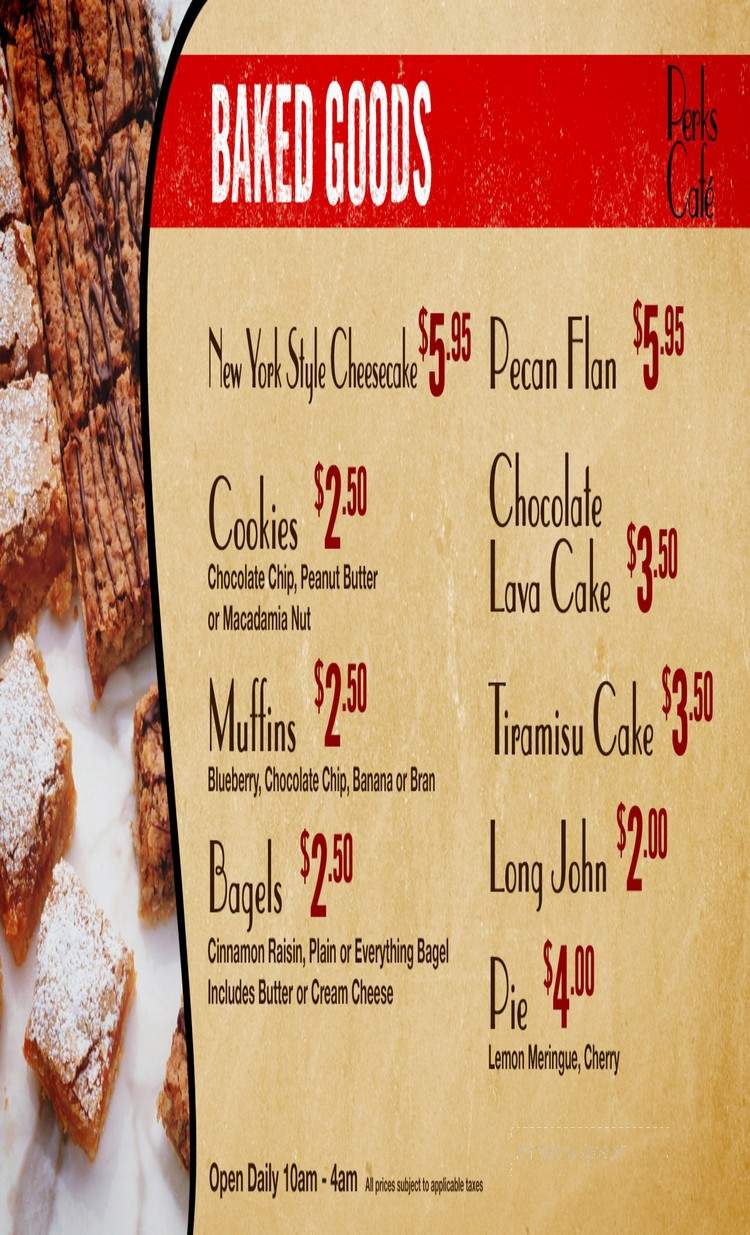 Quench Bar - Niagara Falls, ON menu_pic