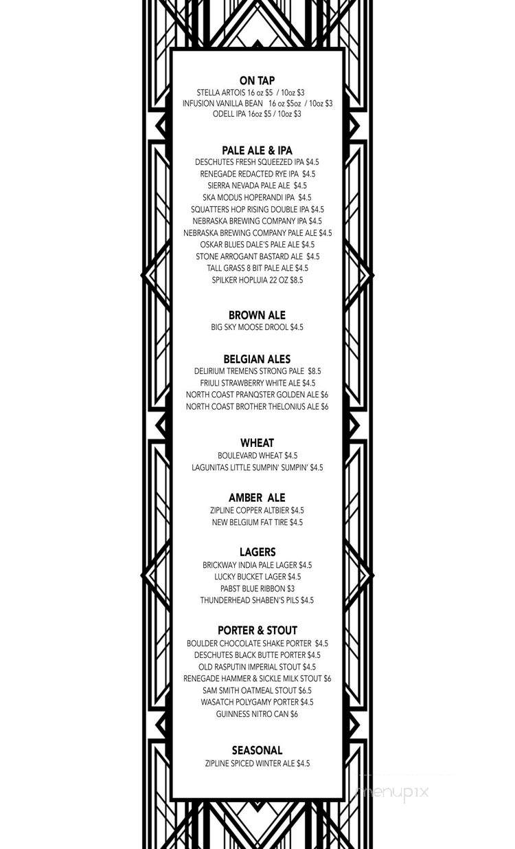 Dennison Dahlman Lounge - Omaha, NE menu_pic