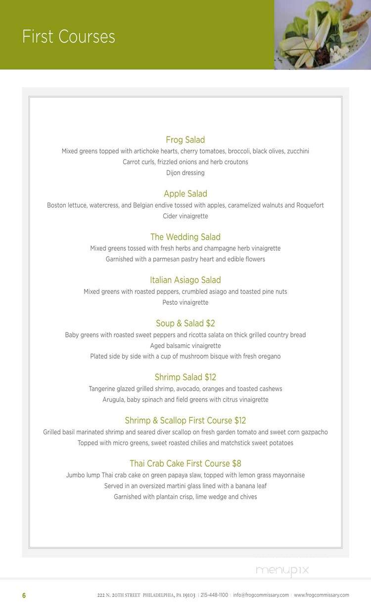 Franklin Foodworks - Philadelphia, PA menu_pic