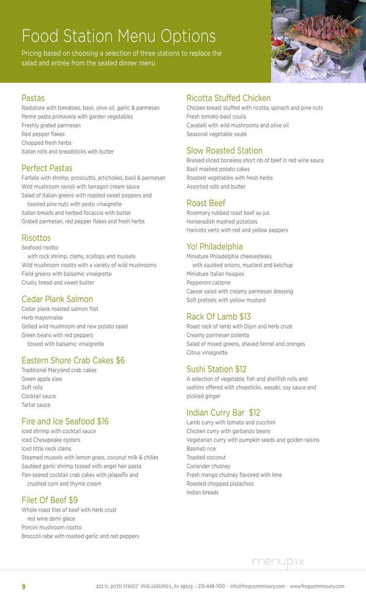 Franklin Foodworks - Philadelphia, PA menu_pic