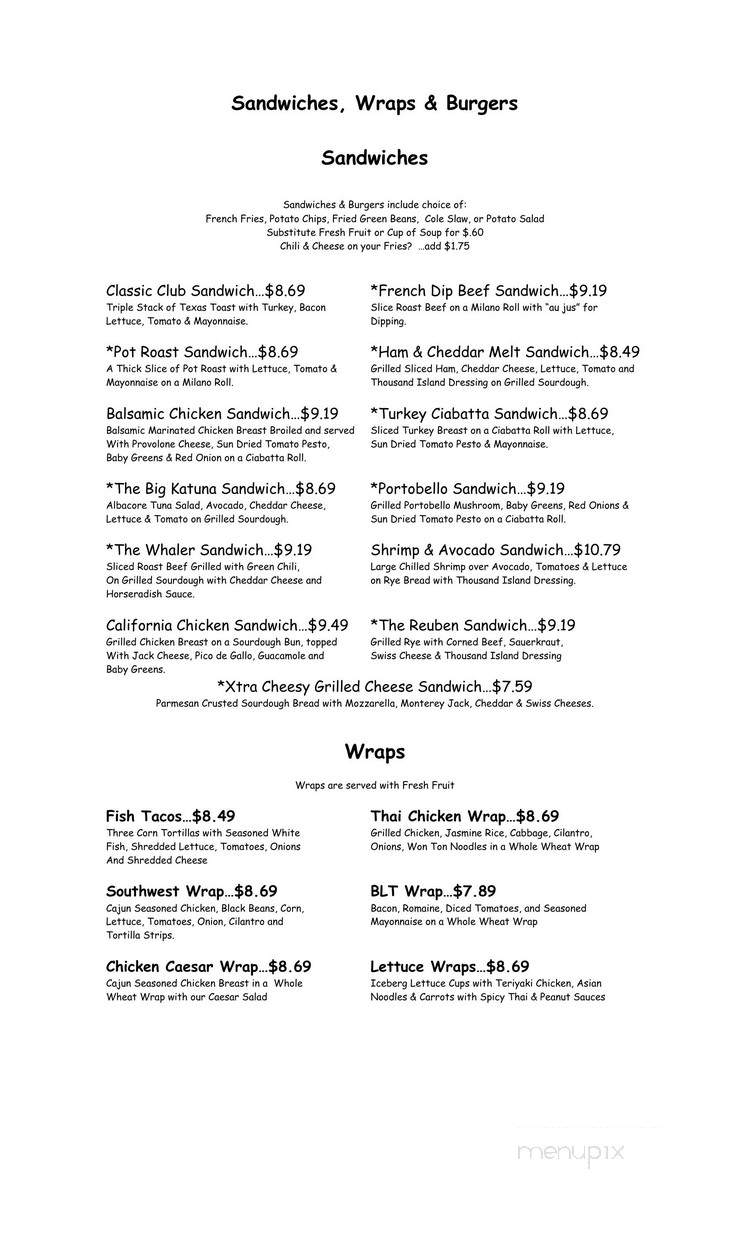 J B's Cafe - El Paso, TX menu_pic