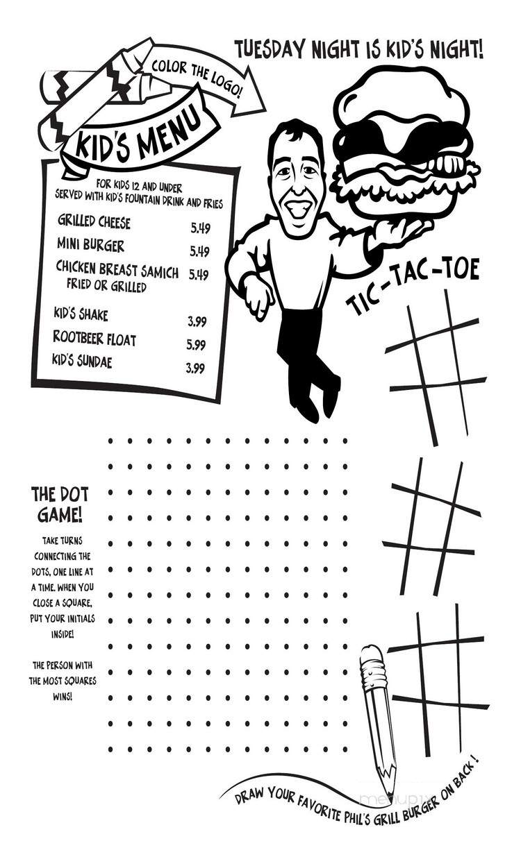Phil's Grill Harahan - New Orleans, LA menu_pic