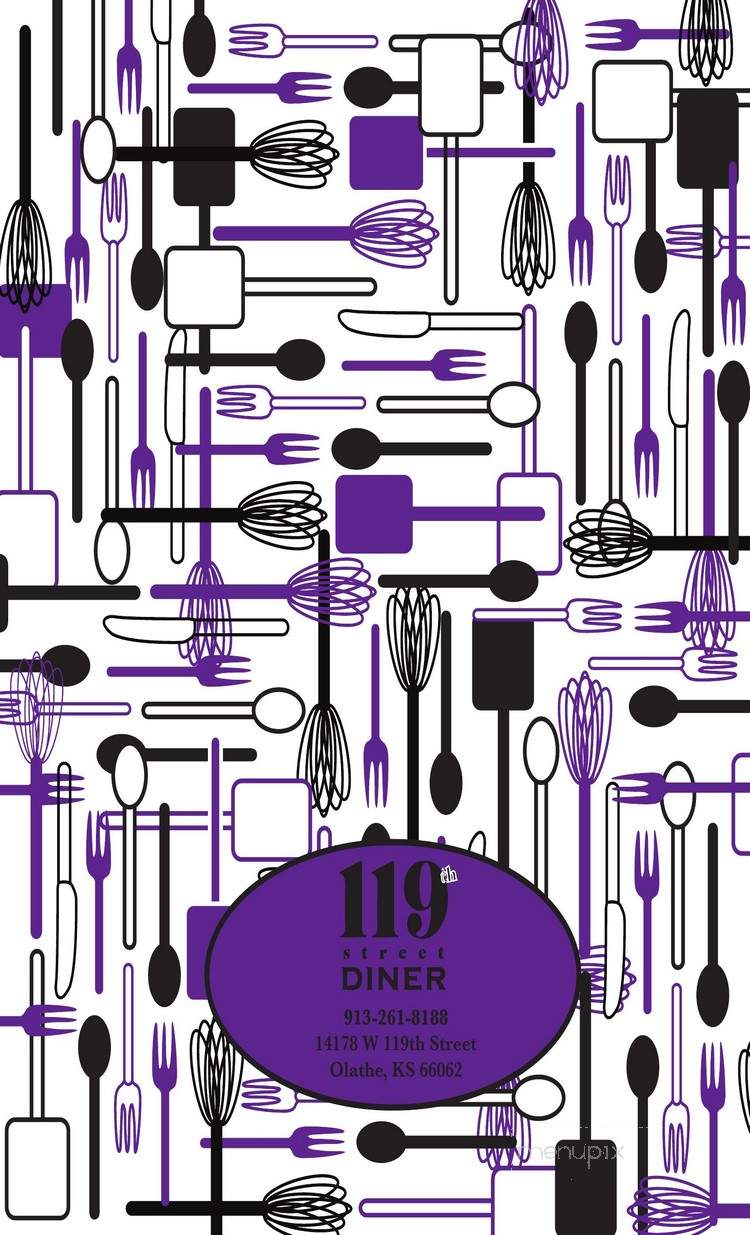 119th Street Diner - Olathe, KS menu_pic