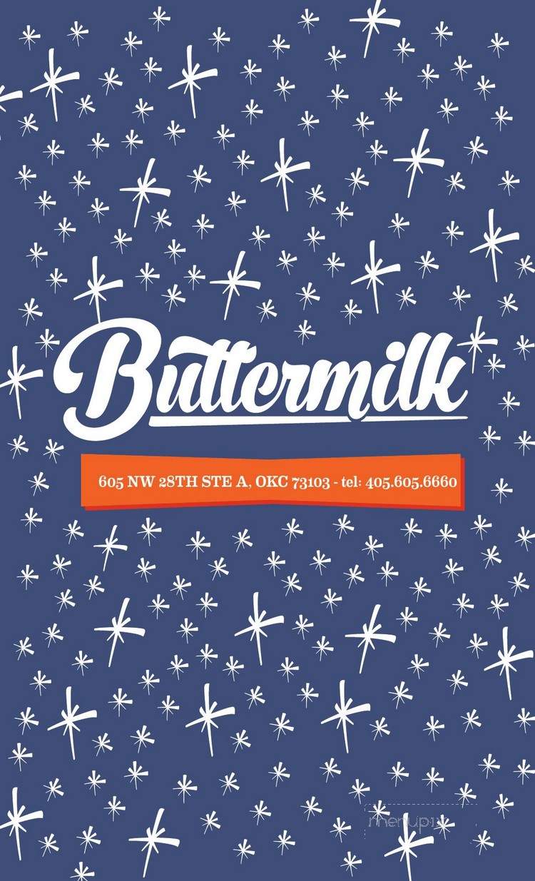 Buttermilk Paseo - Oklahoma City, OK menu_pic