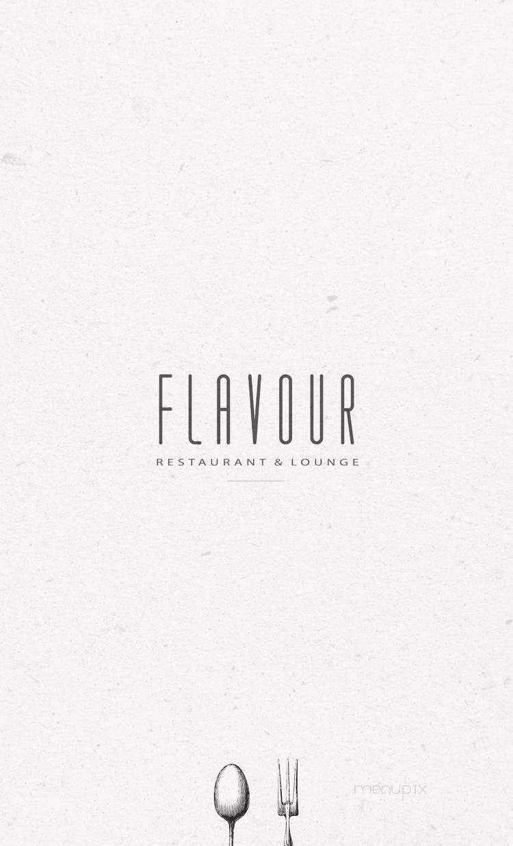 Flavour Restaurant - Louisville, KY menu_pic