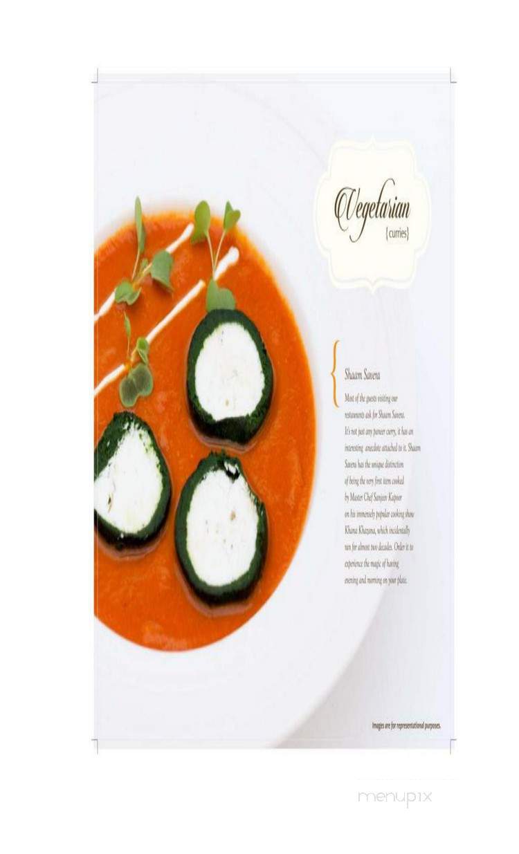The Yellow Chilli by Sanjeev Kapoor - Santa Clara, CA menu_pic