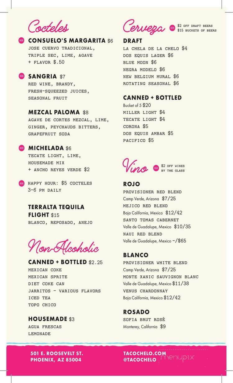 /31612245/Taco-Chelo-Menu-Phoenix-AZ - Phoenix, AZ