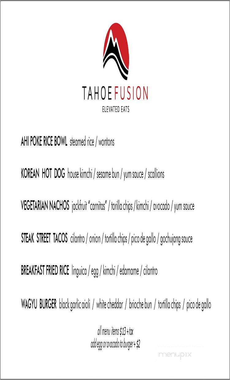 /31615356/Tahoe-Fusion-Menu-Homewood-CA - Homewood, CA