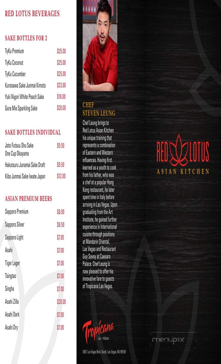 Red Lotus Asian Kitchen - Las Vegas, NV menu_pic