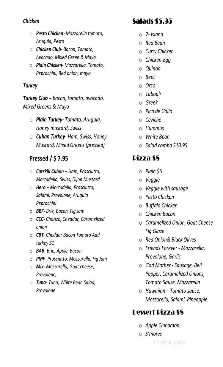 Knock Out Eats and Treats - Blauvelt, NY menu_pic