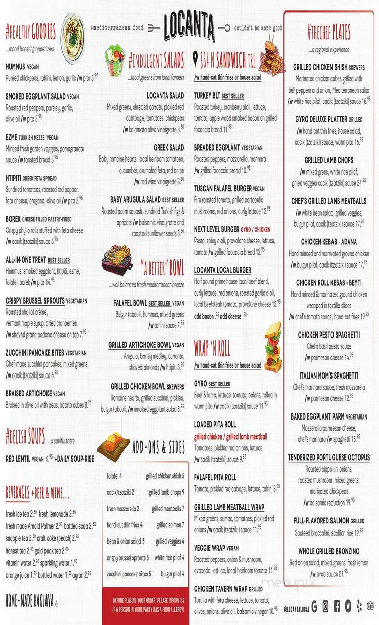 Locanta Local Eatery - West Palm Beach, FL menu_pic