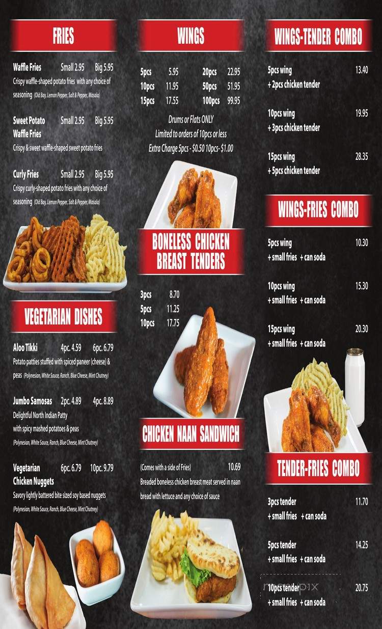 Bondoori Wings - Columbia, MD menu_pic