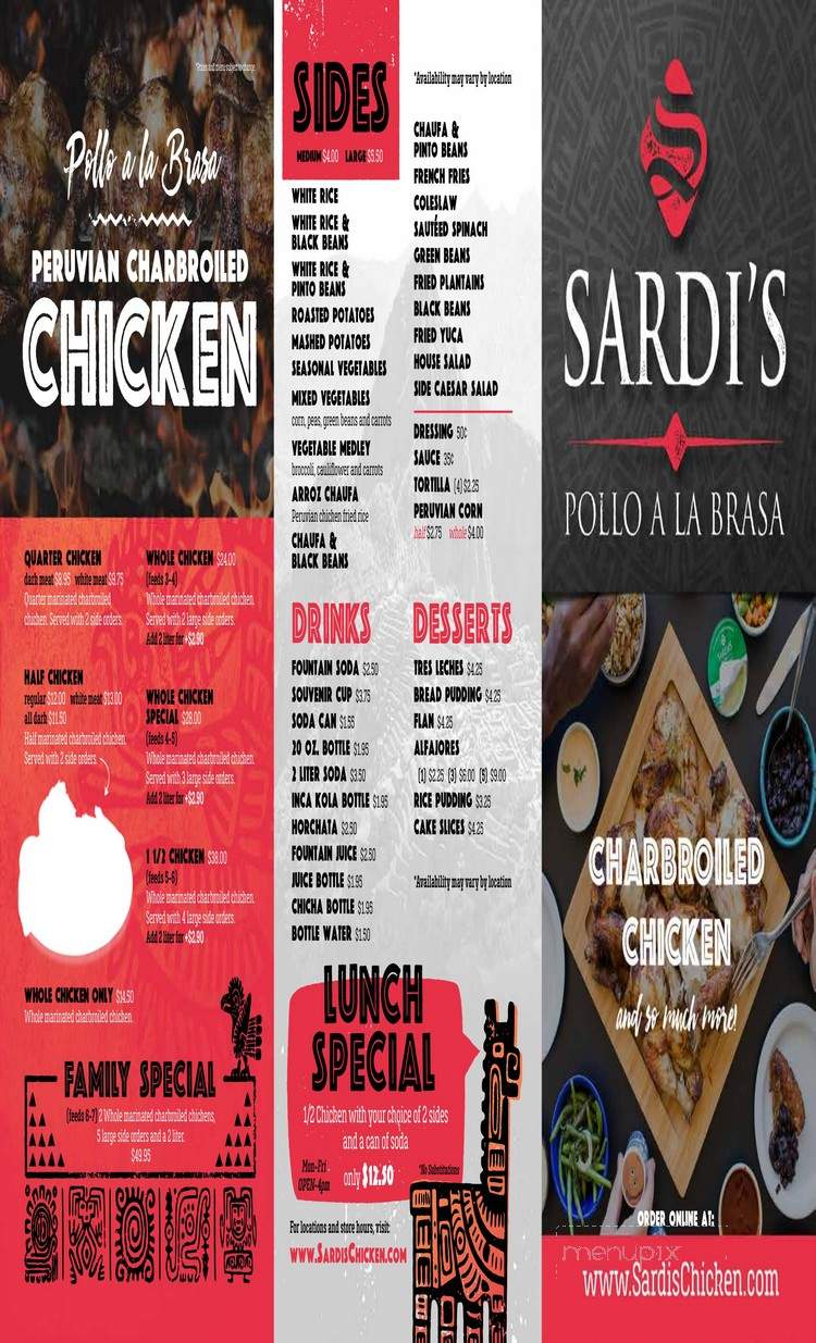 /31640702/Sardis-Pollo-A-La-Brasa-Menu-Hagerstown-MD - Hagerstown, MD